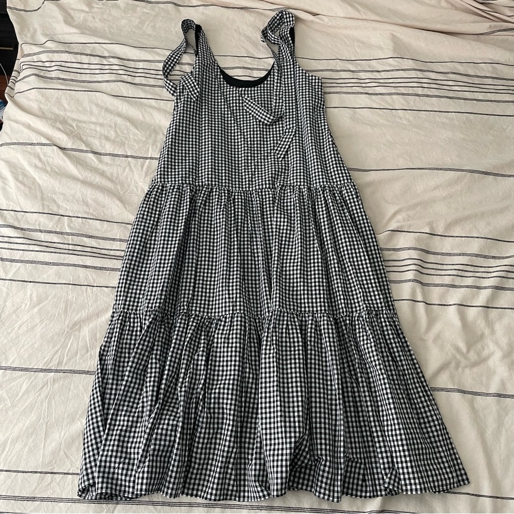 NWT Love bonito Gingham trapeze dress - Picture 5 of 5